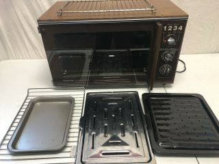 Vintage Toastmaster Mcm Toaster Convection Oven Broiler,  Accessories Made In Usa