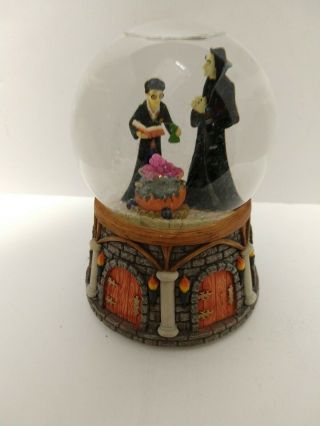 Harry Potter Musical Snow Globe - Harry & Snape With Glowing Red Cauldron