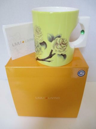 Liuli Crystal Art Designer Mug Cup With Stone Coffee Tea Mug Bone China