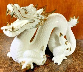 Otagiri Japanese Dragon Glazed Porcelain Figurine 6 