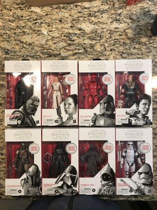 Hasbro Star Wars The Black Series 1st Edition 6 - Inch Figures – 8 - Pack In Hand