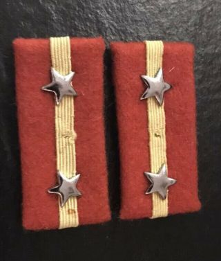 Wwii Ww2 Imperial Japanese Army Sergeant Cloth Rank Insignia Patch Pair