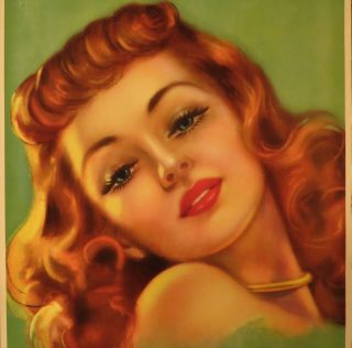 1953 Billy Devross Pin Up Good Girl B & A Oil 12 