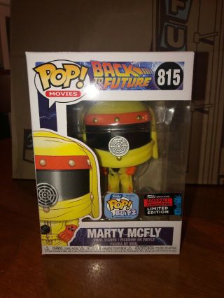Funko Pop Marty Mcfly Back To The Future Nycc Exclusive In Hand