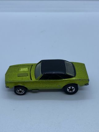 Vintage Hot Wheels Blackwall 1982 ‘67 Camaro 15th Anniversary Metal Flake Green