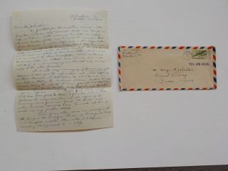 Wwii Letter 1945 Missing In Action God Has Been Good 3 Families Mia Vtg Ww 2 Ww2