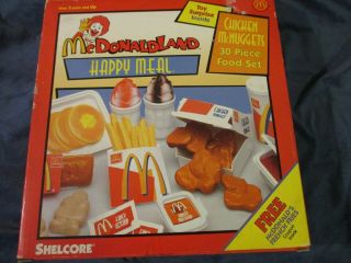 Mcdonalds Happy Meal Chicken Mcnuggets 30 Piece Food Set - Shellcore -