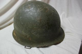 Us Military Ww2 Army Usmc M1 Rear Seam Helmet Swivel Bale Unrestored28
