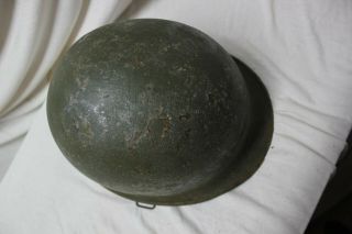 US Military WW2 Army USMC M1 Rear Seam Helmet Swivel Bale Unrestored28 2