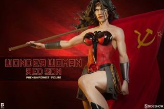 Sideshow Dc Comics Wonder Woman Red Son Premium Format Figure Statue
