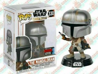 Funko Pop The Mandalorian Star Wars Nycc Shared Exclusive,  Protector