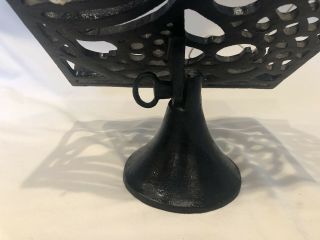 Vintage Cast Iron Cookbook,  Recipe,  Sheet Music,  Black Book Stand Shabby Chic 2