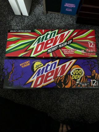Mountain Dew Merry Mash Up Limited Edition Voo Dee Limited Cases 24x Cans