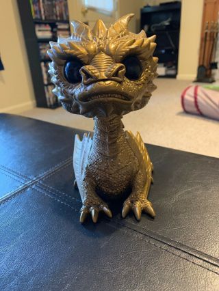 Funko Pop Movies Hobbit Gold Smaug Deluxe Vinyl Figure 124 Lord Of The Rings