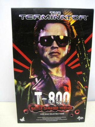 The Terminator T800 1/6th Scale Collectible Figure Battle Ver Mms - 238