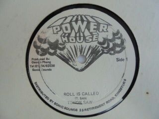 Tenor Saw Roll Is Called Power House 80 