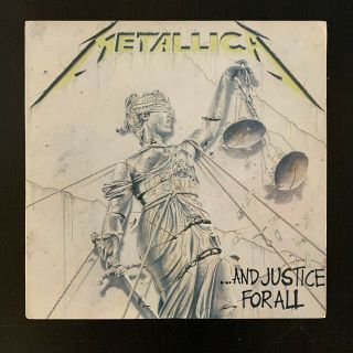 Metallica -.  And Justice For All - 1988 Vinyl Lp - Elektra ‎– 60812 - 1