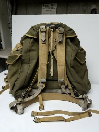 Wwii British P42 Commando Bergen Rucksack 1945 Dated Backpack Ww2 Uk