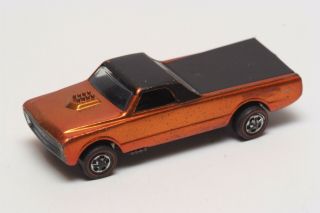 13 Mattel Hot Wheels Redline 1968 Us Light Orange Custom Fleetside
