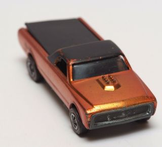13 Mattel Hot Wheels Redline 1968 US Light Orange Custom Fleetside 2