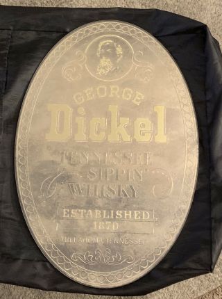 George Dickel Tennessee Sippin Whisky Bar Mirror Sign