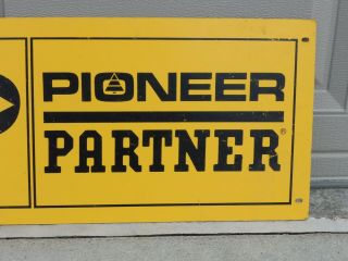 Pioneer Partner chain saw dealership sign 1980s 3
