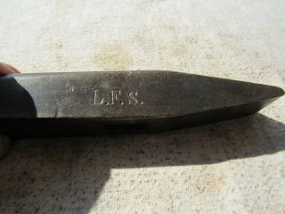 Vintage 1 lb 2 oz Cross Peen Blacksmith Hammer Head 2