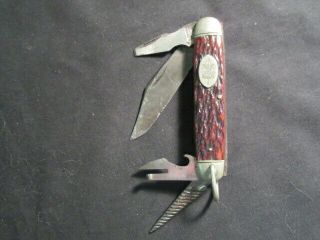 Boy Scout 4 Tool York Knife Company Pocket Knife Th7 1