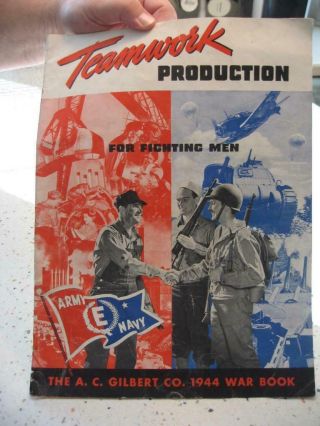1944 Teamwork Production For Fighting Men,  The A.  C.  Gilbert Co,  Haven,  Conn