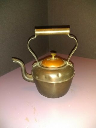 Vintage Tarnish Small Copper Tea Pot
