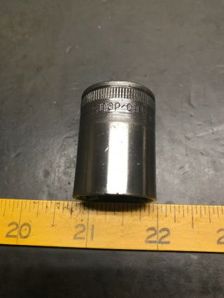 Vintage Snap On Sw260 13/16” 12 Point 1/2” Drive Socket E Code 1944 Ww2 Cool