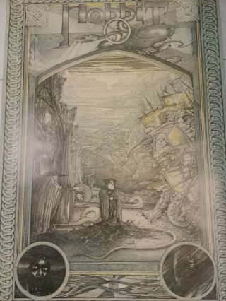 1980 Jimmy Cauty Hobbit Poster Tolkien 2