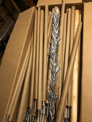 100 Vintage Evergleam 7 Ft Aluminum Christmas Tree Branches Only