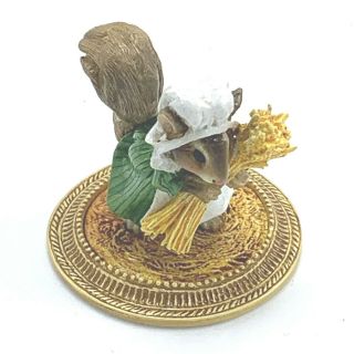 Wee Forest Folk Miniature Figurine Meadow Muses Squirrel Peasant Bouquet Mu 6