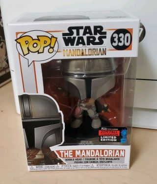 Funko Pop The Mandalorian Star Wars Nycc Shared Exclusive In Hand