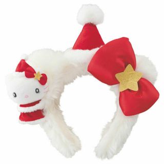 Usj Universal Studios Japan Hello Kitty Santa Claus Head Band Christmas Gift F/s