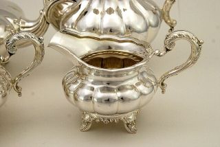4 Pc Stunning Birks Regency Silver Plated Tea / Coffee Set