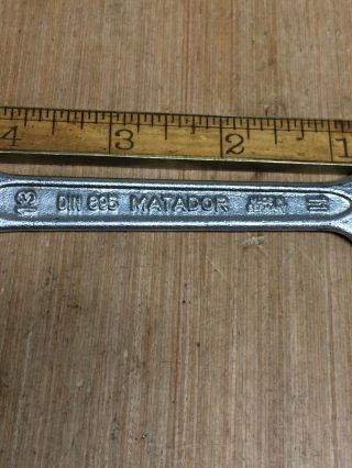Vintage Mercedes Benz Double Opened End Metric Wrench 11 - 13 mm 3