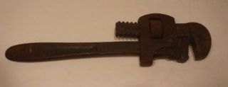 Vintage Antique 10 Inch All Steel Pipe Wrench Moves Freely