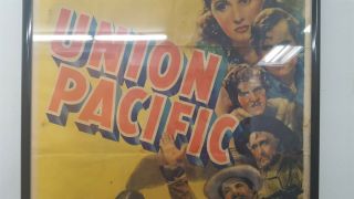 Vintage 1939 Paramount Pictures Union Pacific Poster (shipped rolled) 3