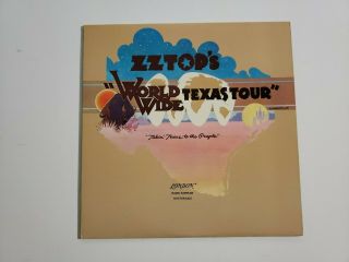 Zz Top Worldwide Texas Tour Radio Sampler Promo 1976 Lp - - Nm
