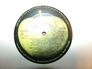 THE BEATLES White Album Stereo 1968 UK WHITE VINYL RECORD V.  G. 2