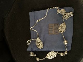 Robert Lee Morris Sterling Silver Necklace