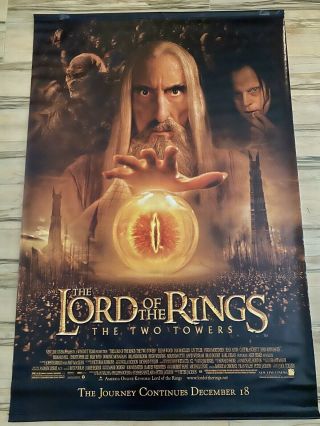 Lord Of The Rings Saruman Movie Banner