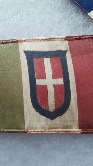 Small Kingdom of Italy Italian Table Flag WW2 WW1 Imperial 2