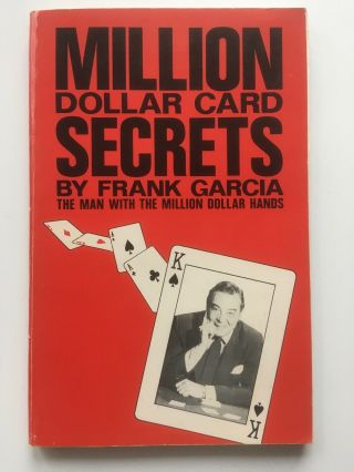 Million Dollar Card Secrets Frank Garcia Card Magic Oop