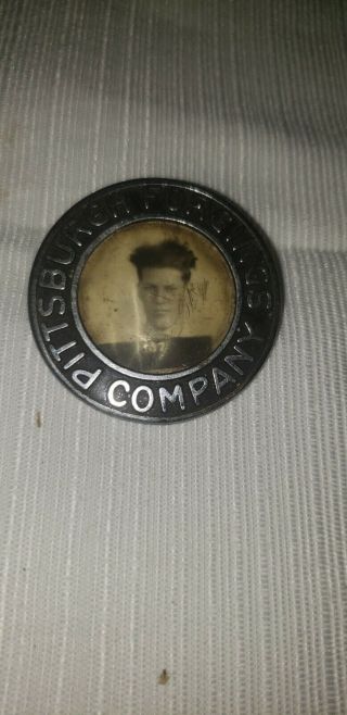 Vintage Wwii Era Pittsburgh Forgings Company Employee Id Badge