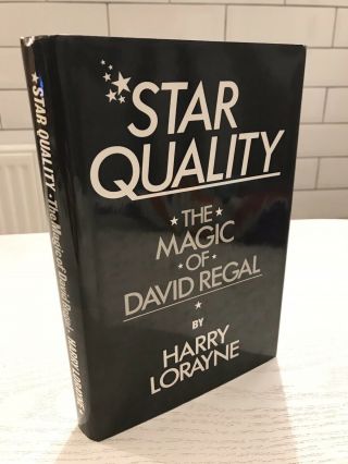 ‘star Quality: The Magic Of David Regal’ By Harry Lorayne Scarce Conjuring Book