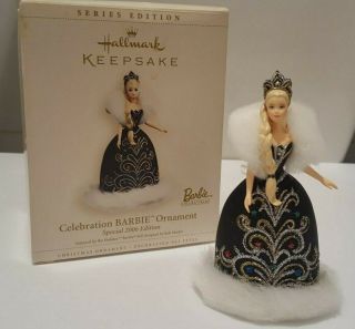 Hallmark Keepsake Ornament Celebration Barbie 2006 Edition Bob Mackie
