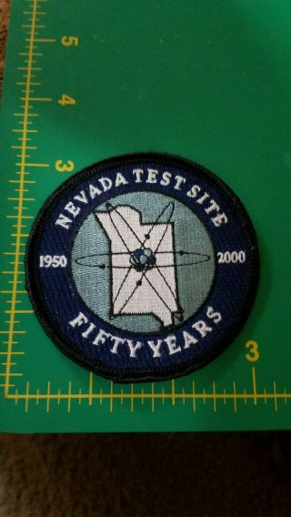 Nevada Test Site Patch Doe National Security Anniversary 50 Years Energy Nuclear